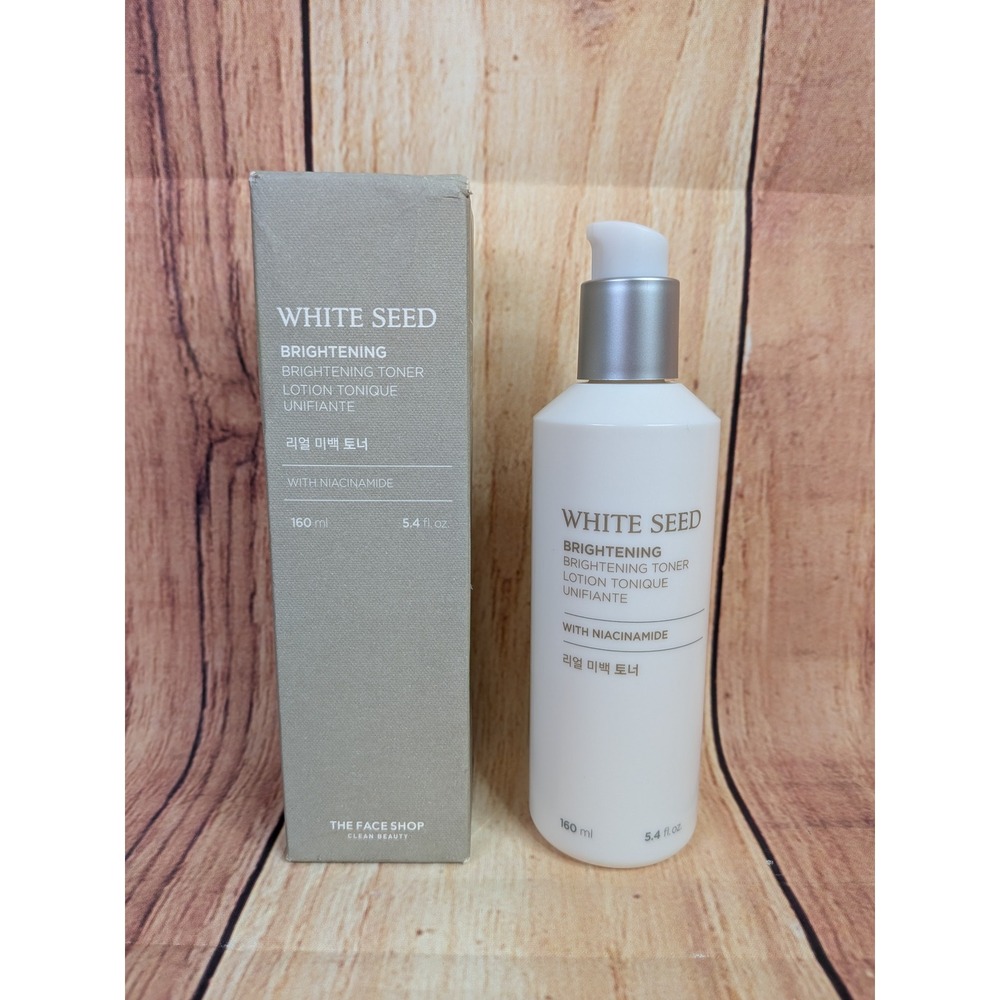 The Face Shop White Seed Brightening Toner 5.4 oz Niacinamide Exp 3/2028